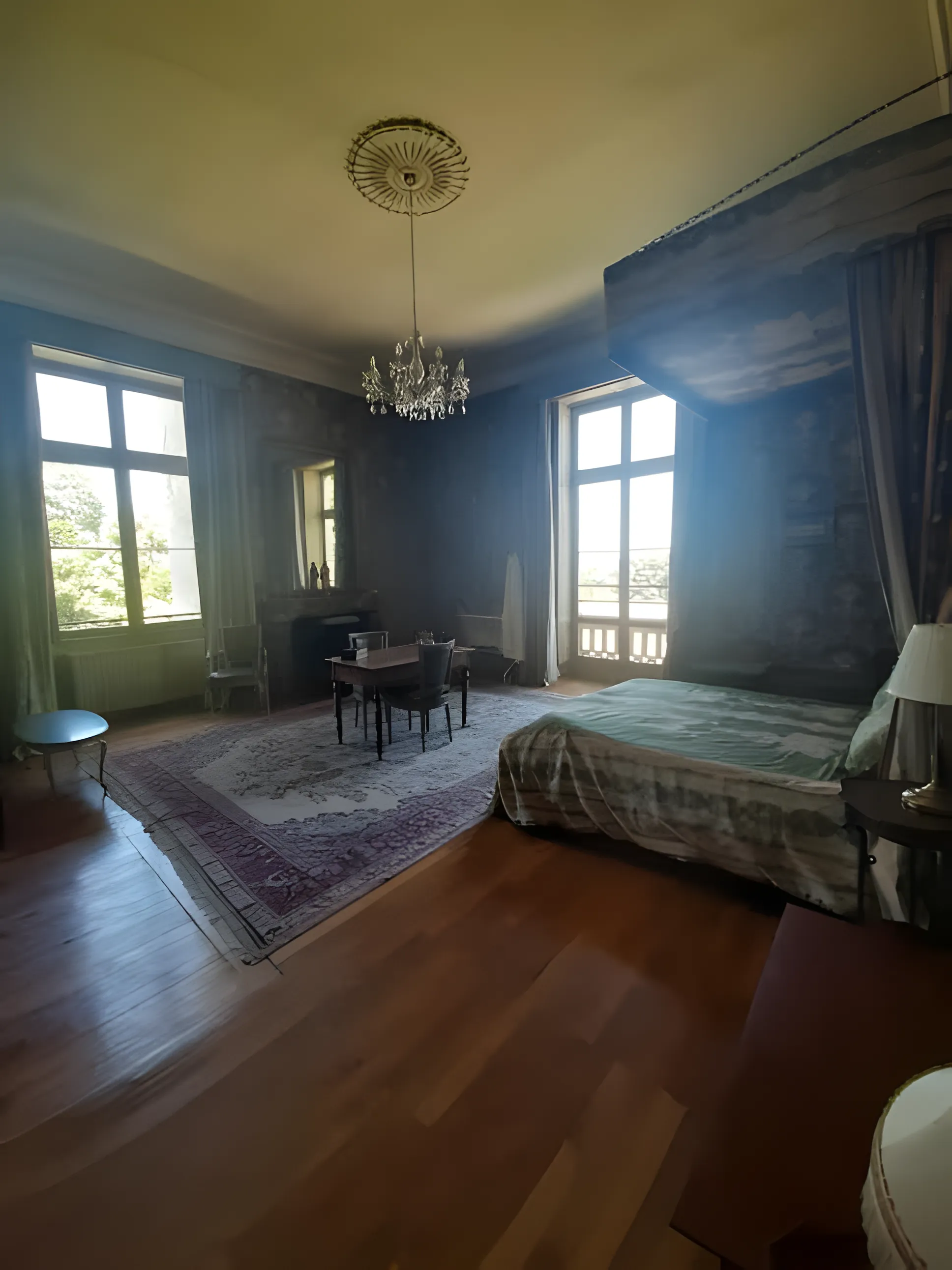 Château de Beauchamp — chambre bleue