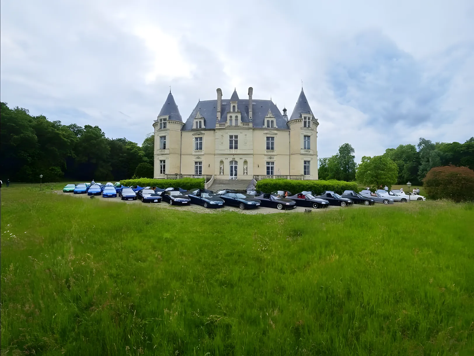 Honda CRX Delsol — Rassemblement européen — Château de Beauchamp