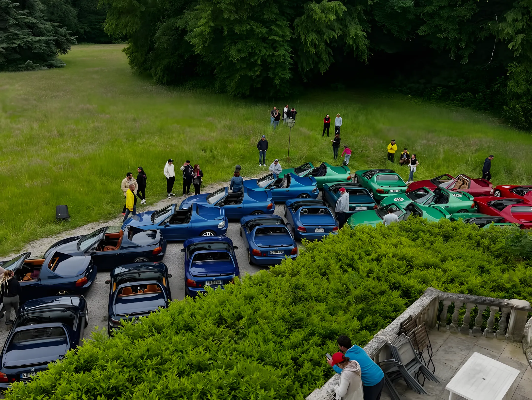 Honda CRX Delsol — Rassemblement européen — Château de Beauchamp