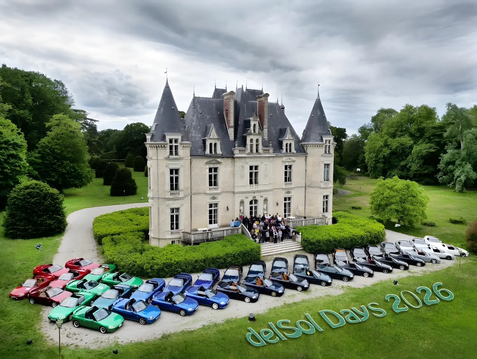 Honda CRX Delsol — Rassemblement européen — Château de Beauchamp